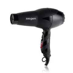 SIEGEN - Secadora de Cabello 2000 W Negra Sg 3110