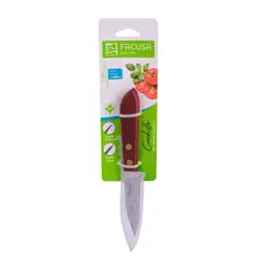 FACUSA - Cuchillo Doméstico Acero Inoxidable Con Mango De Madera 3.5"