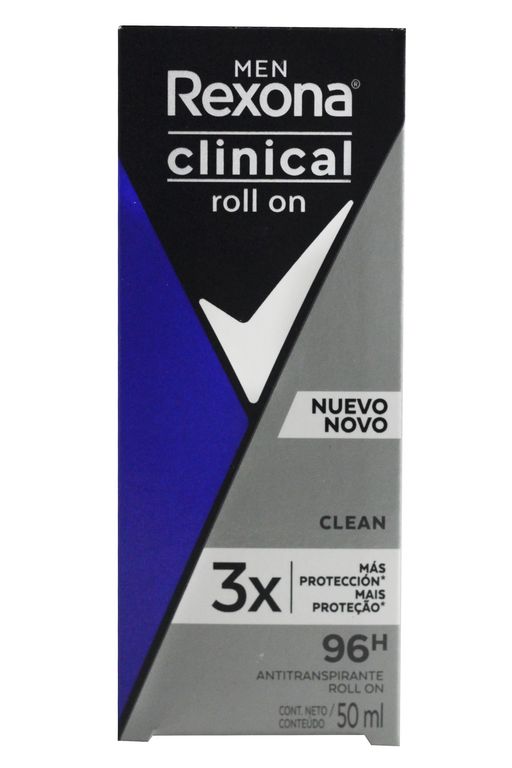 Antitranspirante Roll On Rexona Clinical Men Envase 50 mL