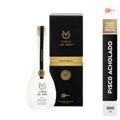 VIÑAS DE ORO - Pisco Mosto Verde Acholado 750 mL