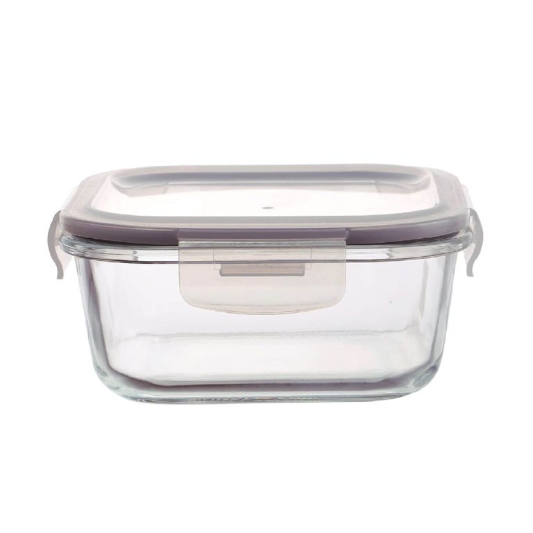 Hermético Vidrio Cuadrado 1.2 L