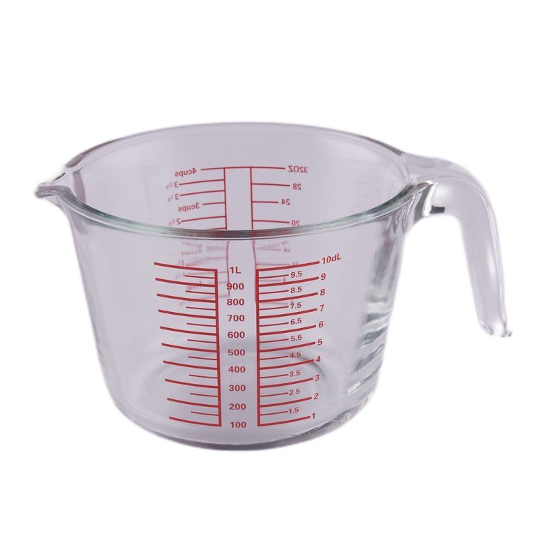 Jarra Medidora 1L de Vidrio