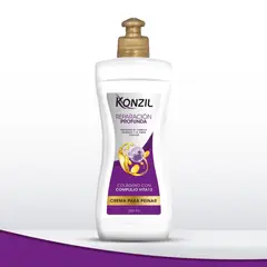 KONZIL - Crema Para Peinar Konzil Reparacion Profunda Colágeno Botella 230 mL