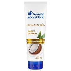 HEAD SHOULDERS - Acondicionador Hidratación Aceite Coco Envase 300 mL