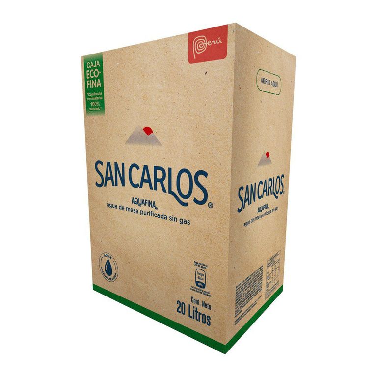 Agua San Carlos Bidón 20 L