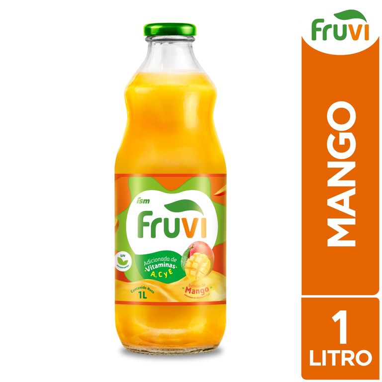 Bebida Fruvi Mango Botella 1 L