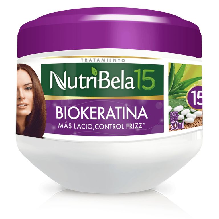 Crema Tratamiento Nutribela 10 Biokeratina Envase 300 mL