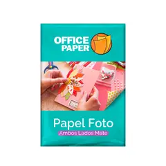 OFFICE PAPER - PAPEL FOTO MATE DOS LADOS 140G 20 HOJ A4