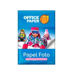 OFFICE PAPER - PAPEL FOTO ADHE BRIL 120G 20 HOJAS A4
