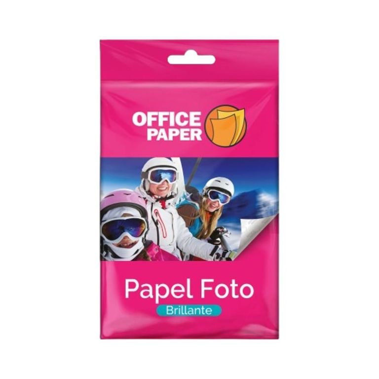 PAPEL FOTO BRILL 180G POR 25 HOJ JUMBO