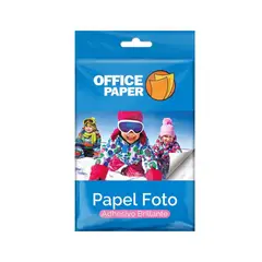 OFFICE PAPER - PAPEL FOTO ADHE BRILL 120G 25 HOJ JUMBO