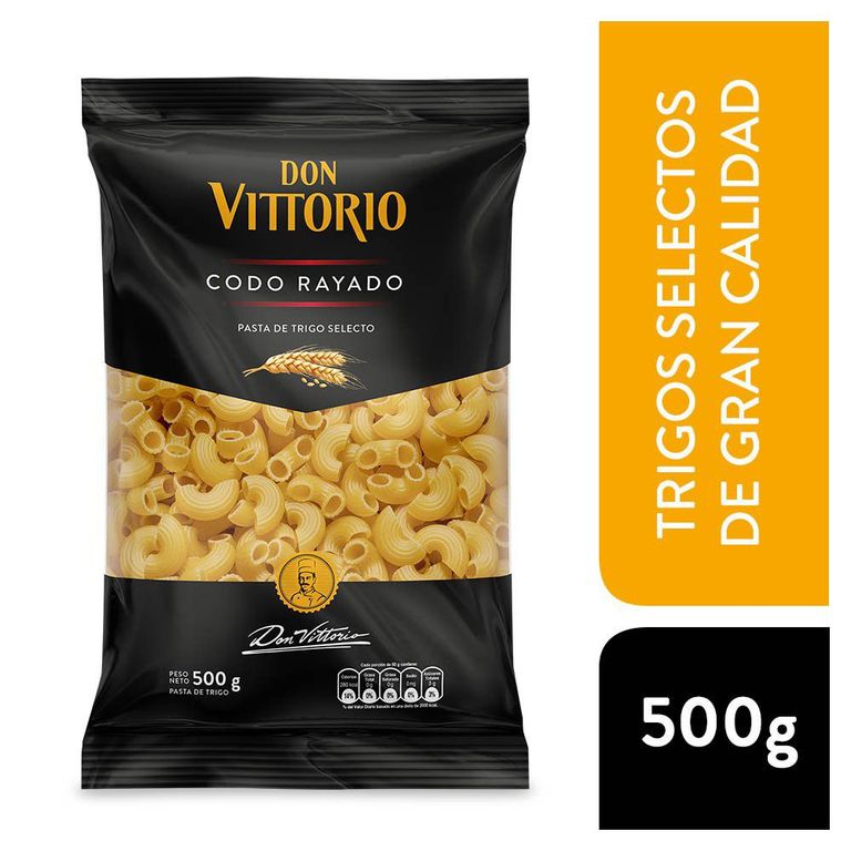 Codo Rayado Don Vittorio Paquete 500 g