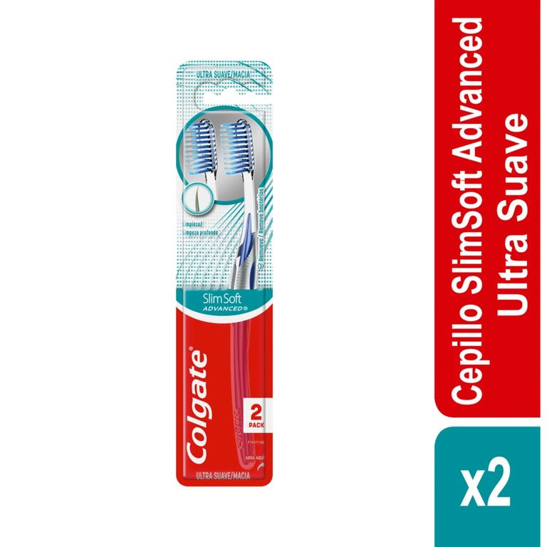 Cepillo Dental Colgate Slim Soft Advance Empaque 2 Und