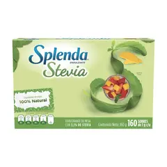 SPLENDA - Stevia Edulcorante 160 Unidades