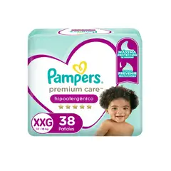 PAMPERS - Pañales Premium Care Talla XXG Empaque 38 Und