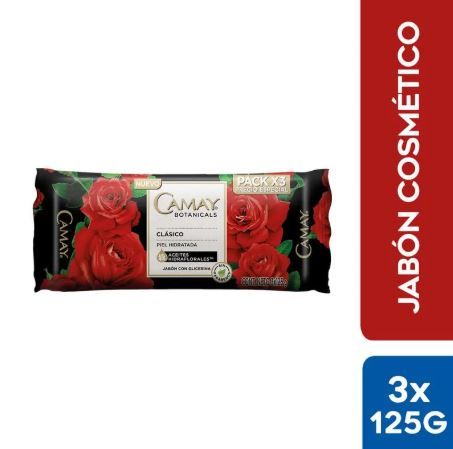 Jabón Camay Botanicals Clásico Empaque 3 Und