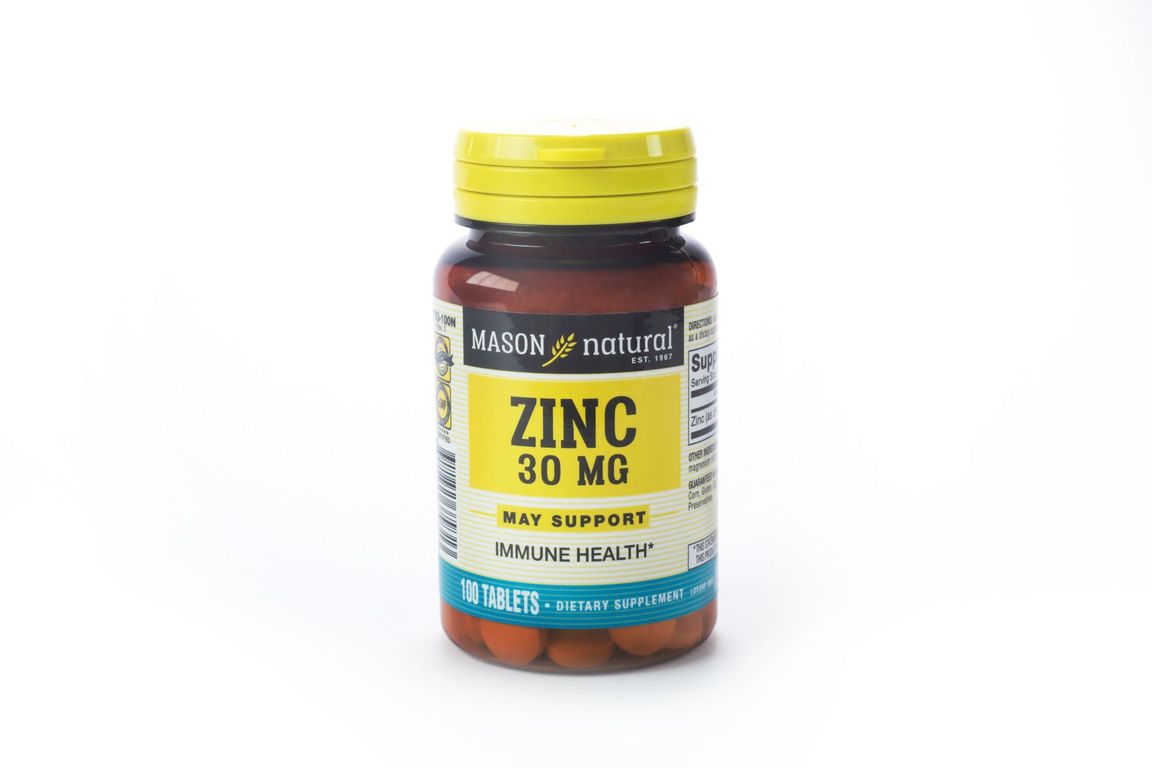Zinc Mason Natural 30mg Envase 100 Und