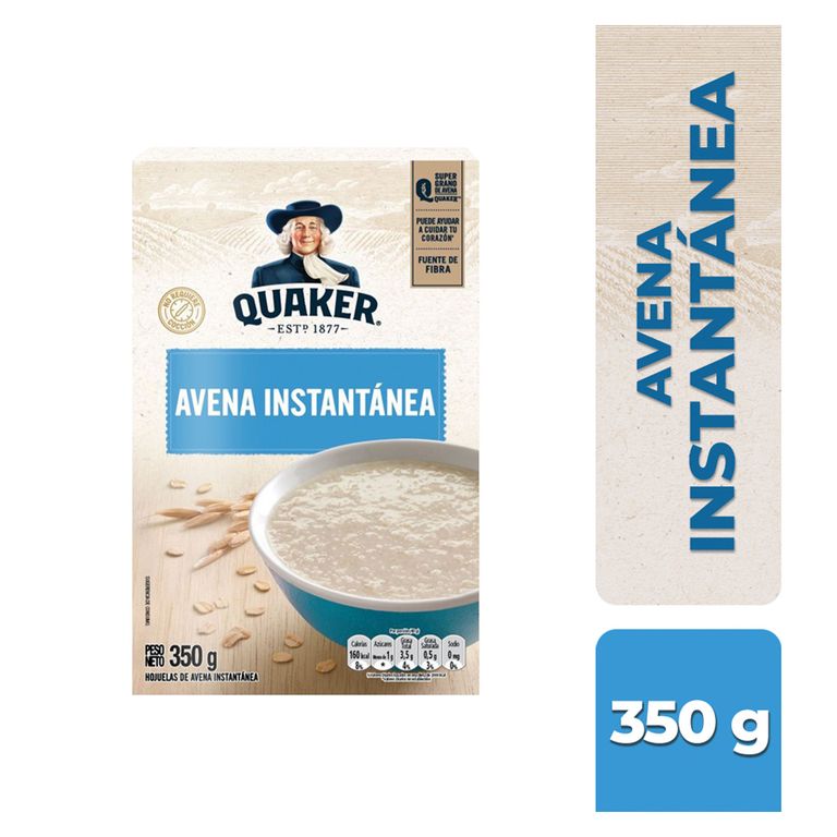 Avena Quaker Instantánea Caja 350 g