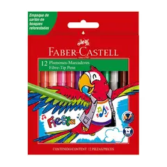 FABER CASTELL - Plumones Faber Castell Fiesta 45 Caja 12 Und