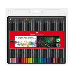 FABER CASTELL - Lápices De Color Faber Castell Eco Supersoft Estuche 24 Und