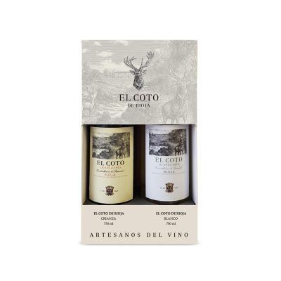 Vino El Coto Crianza 750 mL + Blanco 750 mL
