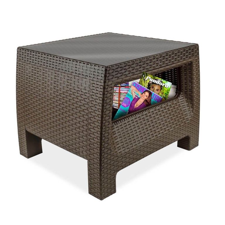 MESA DE CENTRO TAVARUA 50 X 50 MOD RATAN CON VI