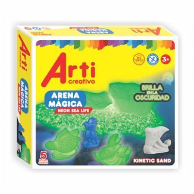Arena Mágica Arti Creativo Neon Sea Life