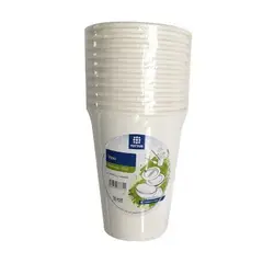 TOTTUS - Vasos de Cartón Tottus 12oz Empaque 10 Und