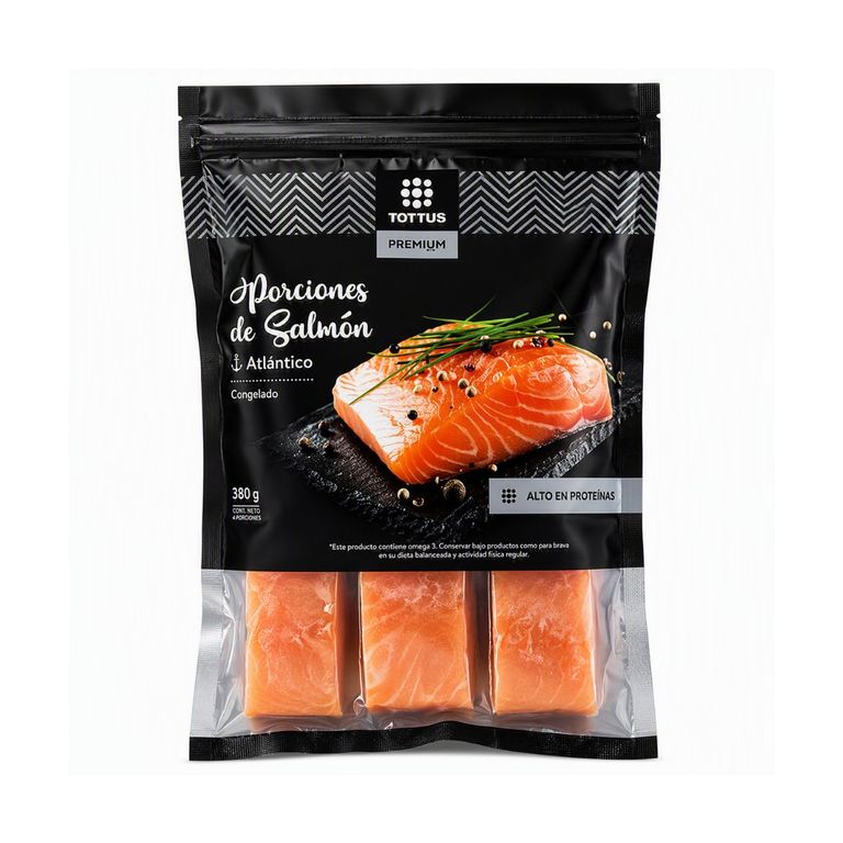 Porciones De Salmón Tottus Premium 500 g
