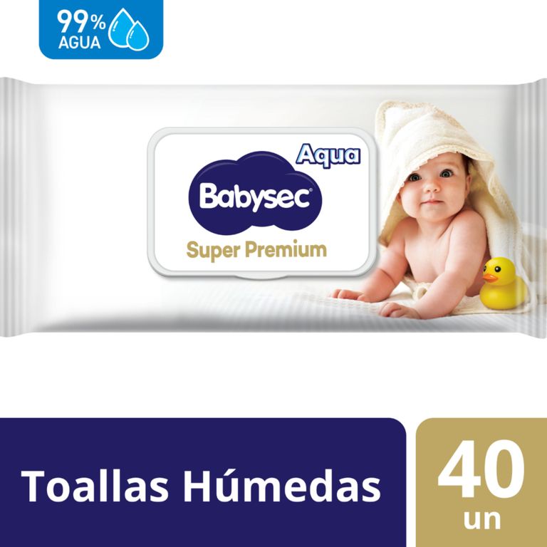 Toallitas Húmedas Babysec Súper Premium Empaque 40 Und