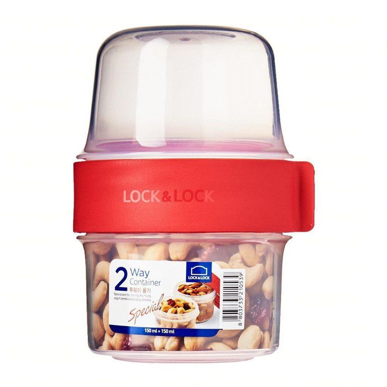 Envase para Yogurt Lock´N Lock 150 mL + 150 mL