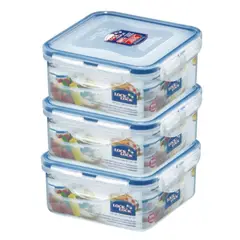 LOCK´N LOCK - Set Hermético Lock´N Lock Cuadrado 600 mL