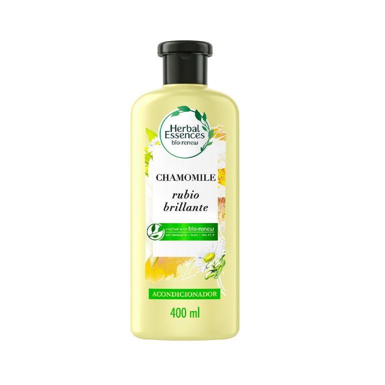 Acondicionador Herbal Essences Bio:Renew Manzanilla Botella 400 mL