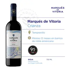 MARQUES DE VITORIA - Vino Tinto Crianza 750 mL