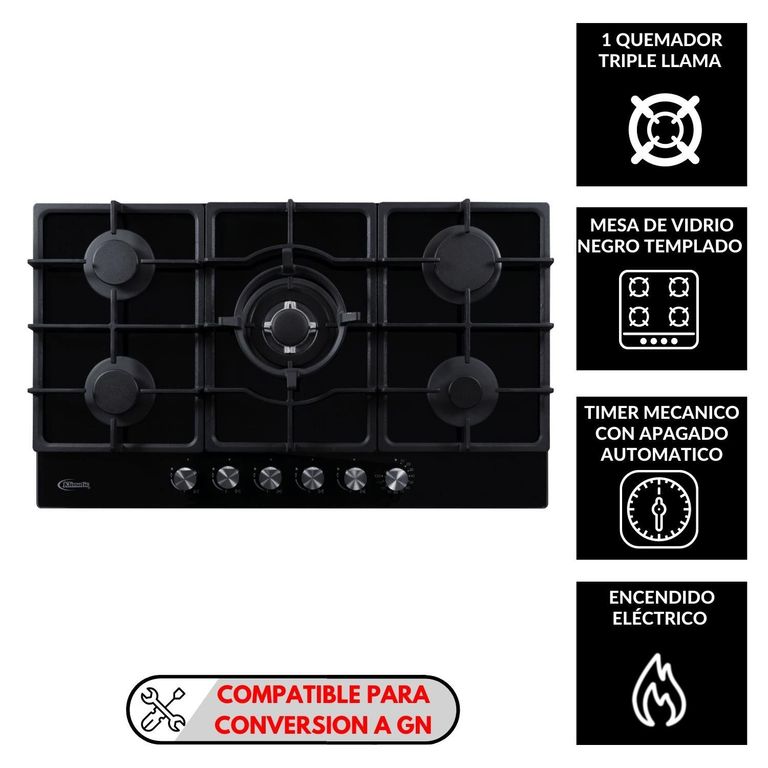 Cocina Empotrable Trevi 90 Pro