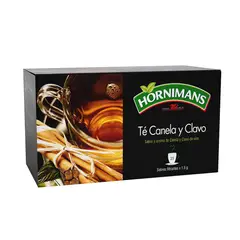 HORNIMANS - Té Hornimans Canela y Clavo Caja 25 Sobres