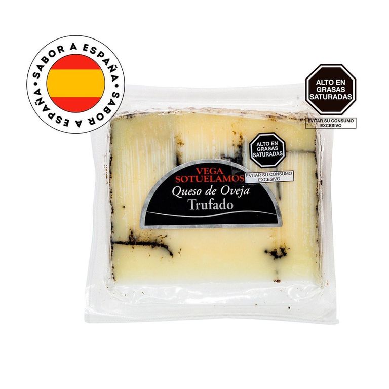 Queso de Oveja Vega Sotuelamos Trufado Curado Empaque 200 g