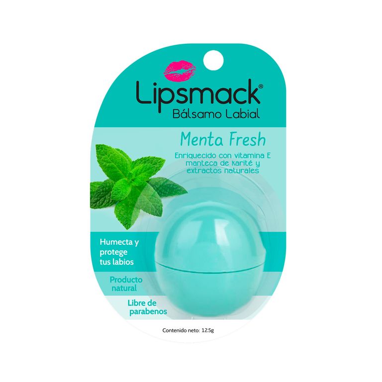 Bálsamo Labial Portugal Lipsmack Menta Fresh Envase 12.5 g