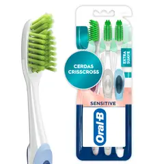 ORAL B - Cepillo Dental Encías Detox Pack 3 Und