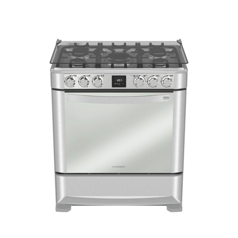 Cocina de piso a Gas de 76 cm Inox Mabe CMP7670FX0