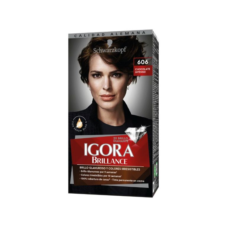 Tinte Igora Brillance Tono 606 Chocolate Intenso