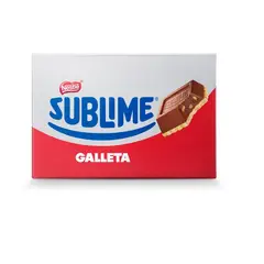 SUBLIME - Chocolate Galleta Vainilla Caja 24 Empaques 28 g