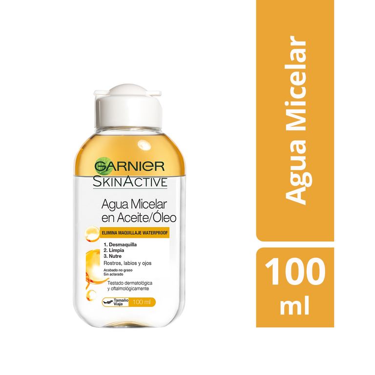 Agua Micelar Garnier Skin Active en Óleo Envase 100 mL