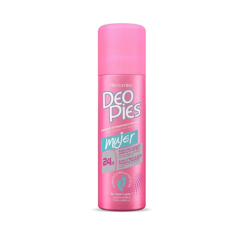 Desodorante para Pies en Aerosol Mujer Envase 260 mL