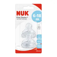 NUK - Tetina de Silicona First Choice M Bx2 Nuk