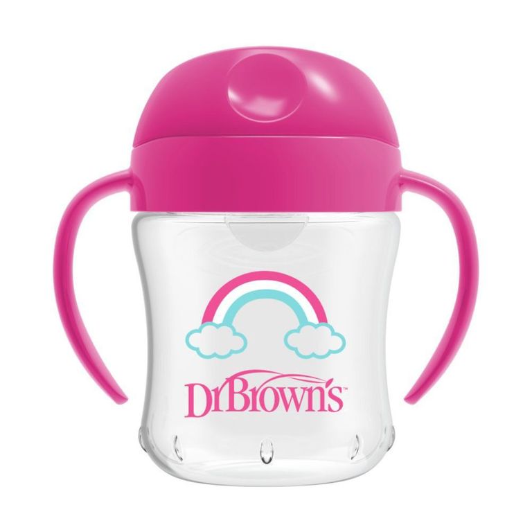 Vaso de Transición Antiderrame Rosa