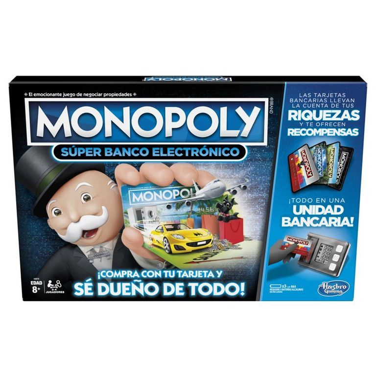 Juego De Mesa Monopoly Súper Banco Electrónico