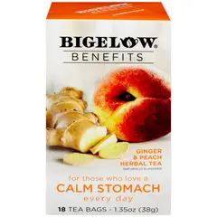 BIGELOW - Infusión Bigelow Kiwi y Durazno Caja 18 Sobres