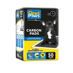 CLAWS PAWS - Pañales para Perro Claws Paws de Carbón de Bambú Empaque 50 Und