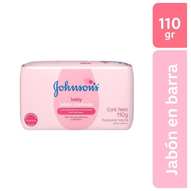 Jabón en Barra Johnsons Baby Humectante Empaque 110 g